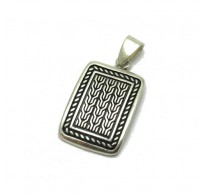 PE001244 Sterling silver pendant solid 925 Empress